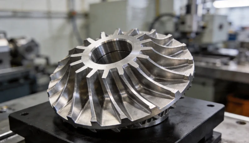 aerospace aluminum 5 axis machined component