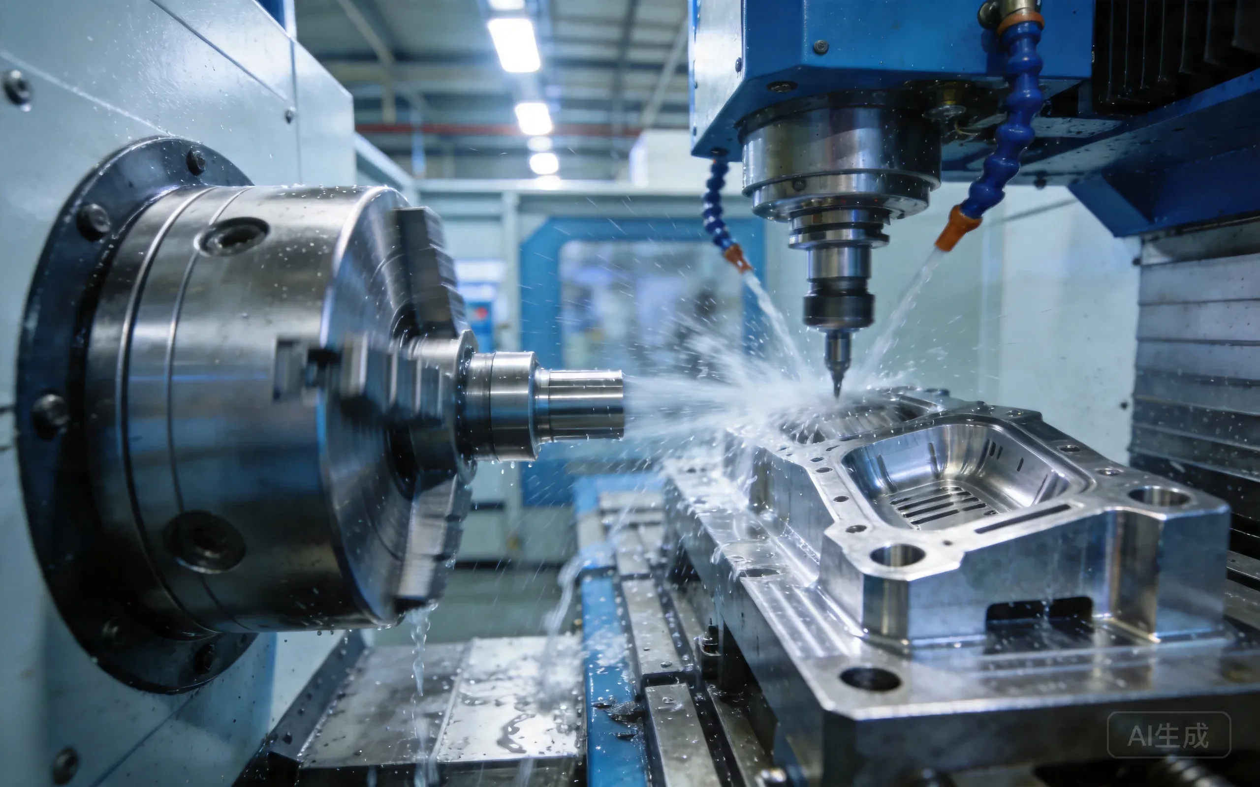 5-axis CNC machining equipment for complex geometries