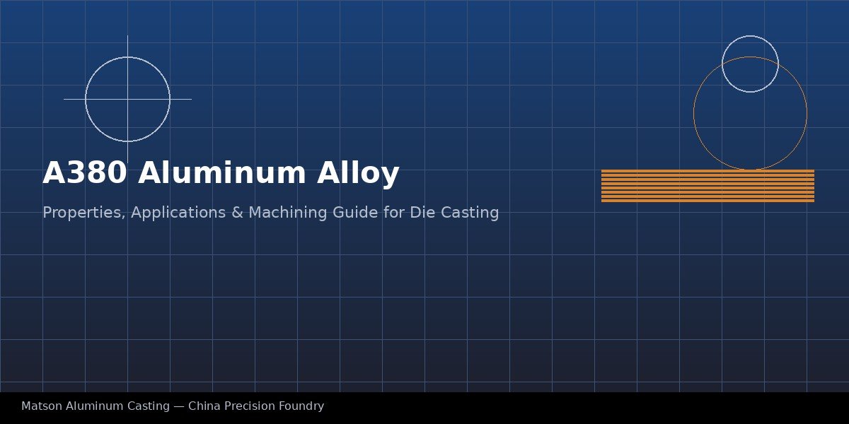 A380 aluminum alloy cast components and applications