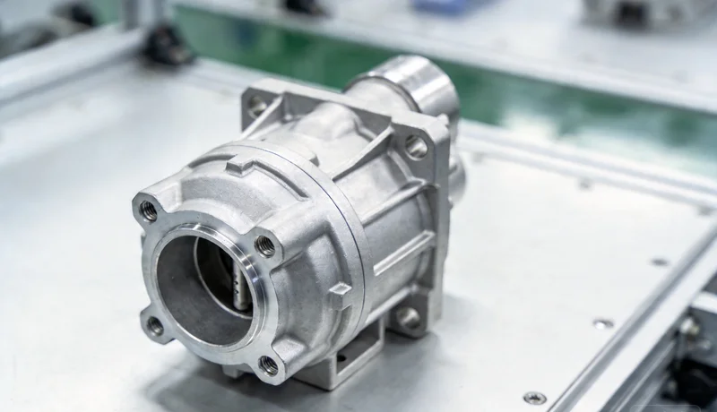 aluminum pump housing industrial casting component fluid system part