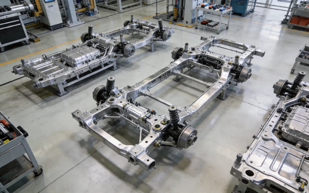 automotive aluminum sub assembly components