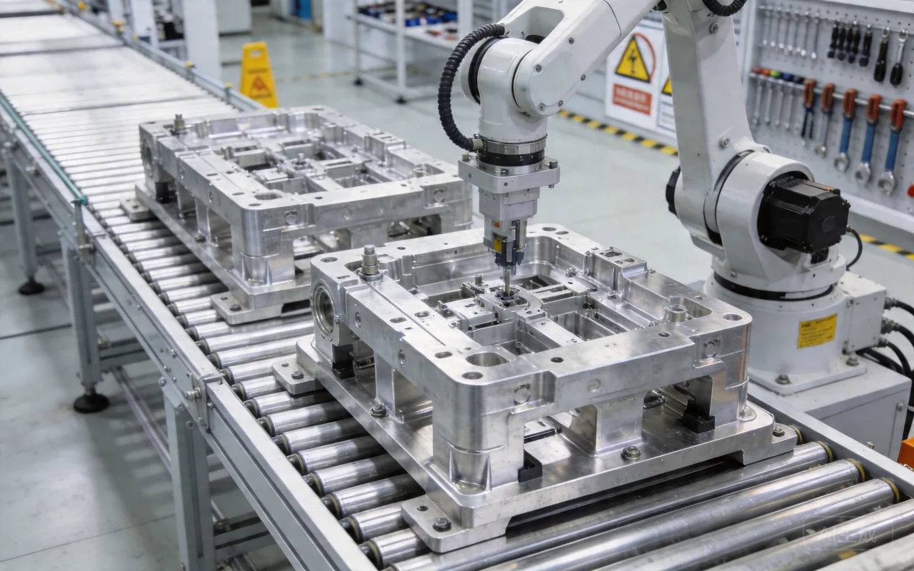 industrial equipment assembled aluminum components