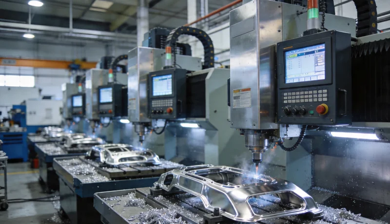 automotive aluminum parts manufacturing cnc machining and die casting production line industrial factory