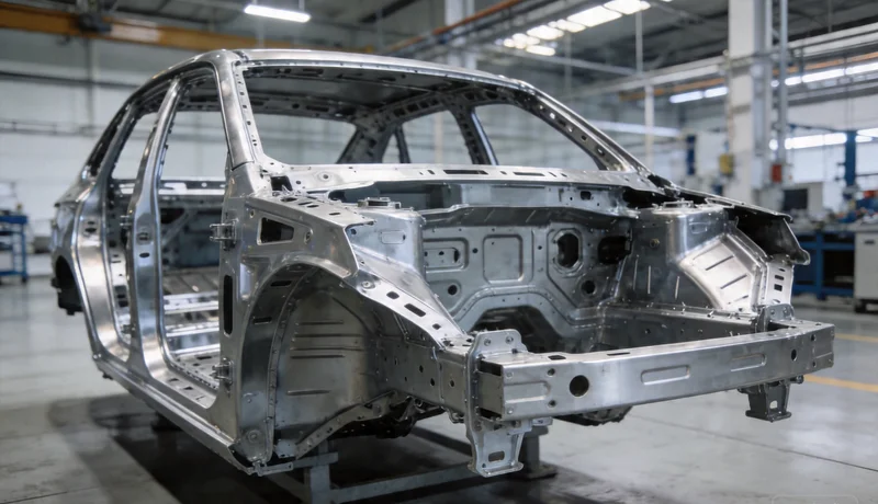 automotive structural aluminum parts lightweight chassis component