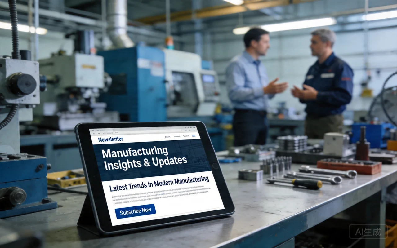 subscribe for manufacturing insights, industry news, resource updates