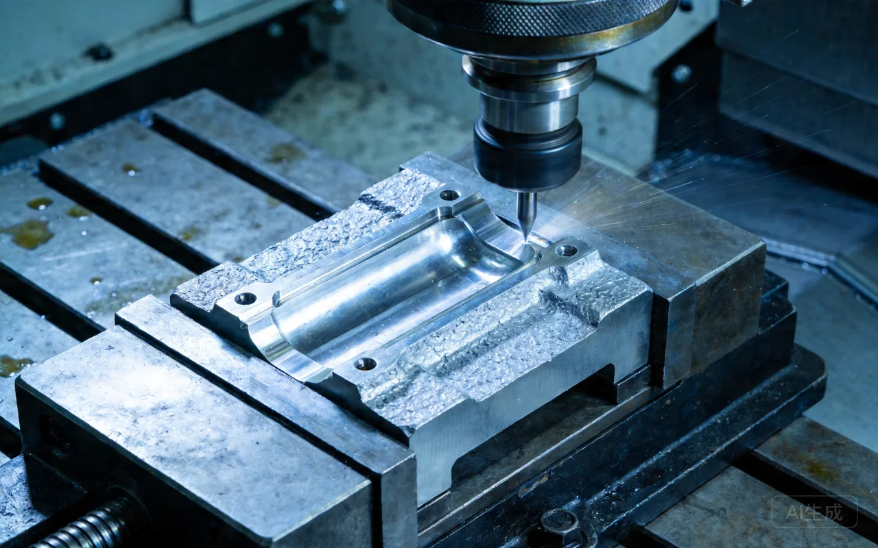 machined aluminum gravity casting part with high precision finishing
