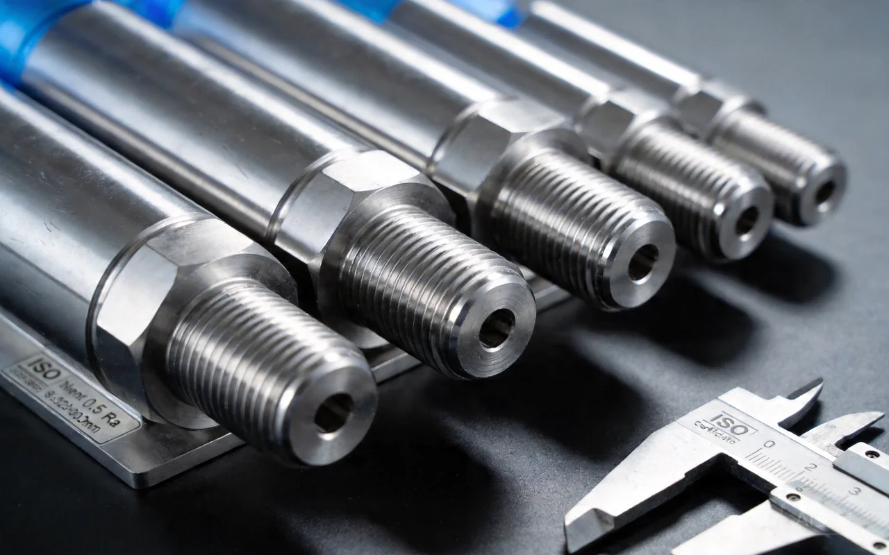precision cnc turning aluminum part tight tolerance high accuracy machining