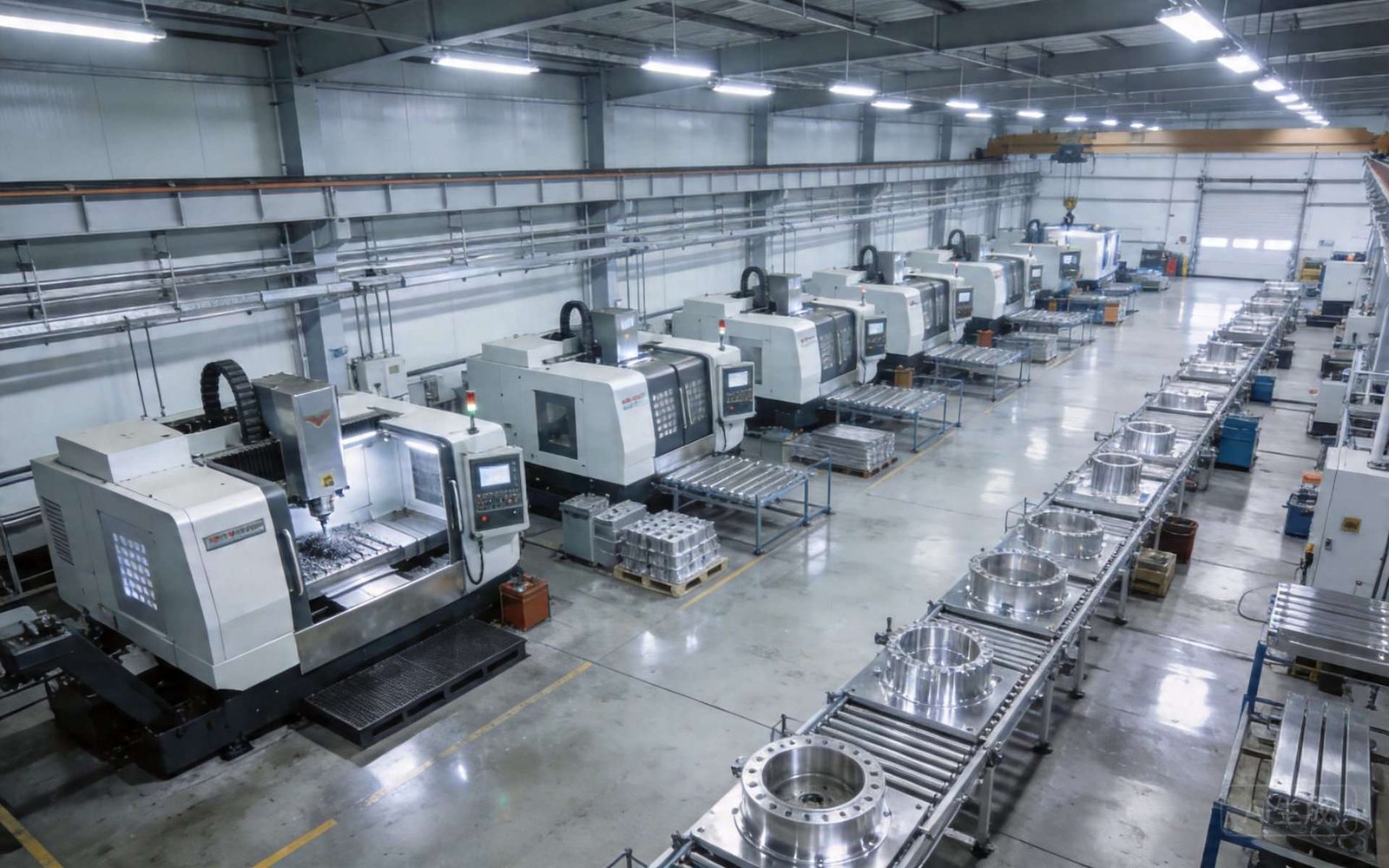 engineer analyzing custom aluminum part design, complex project in industrial workspace