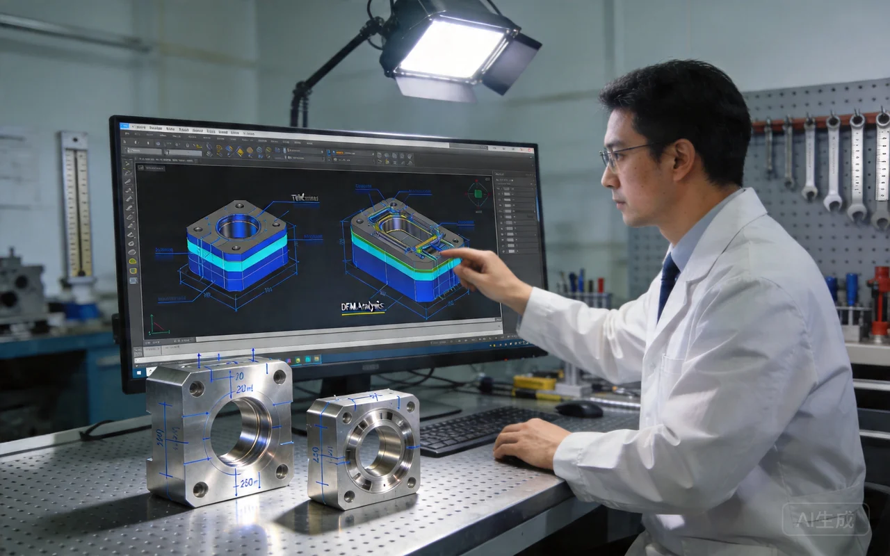 dfm cost reduction analysis for manufacturing optimization