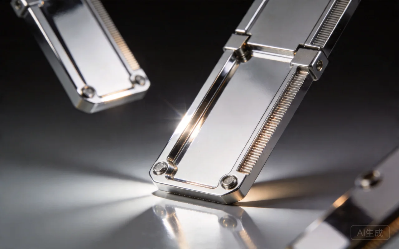 polished aluminum mirror finish reflective surface industrial product