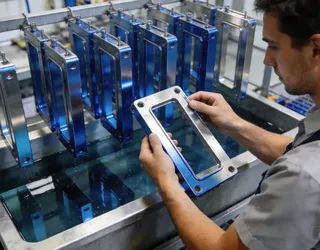 surface finishing aluminum parts, anodizing, painting, coating process